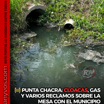 Punta Chacra y el Municipio avanzaron en reclamos por cloacas, gas y obras para el barrio